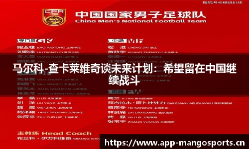 马尔科-查卡莱维奇谈未来计划：希望留在中国继续战斗